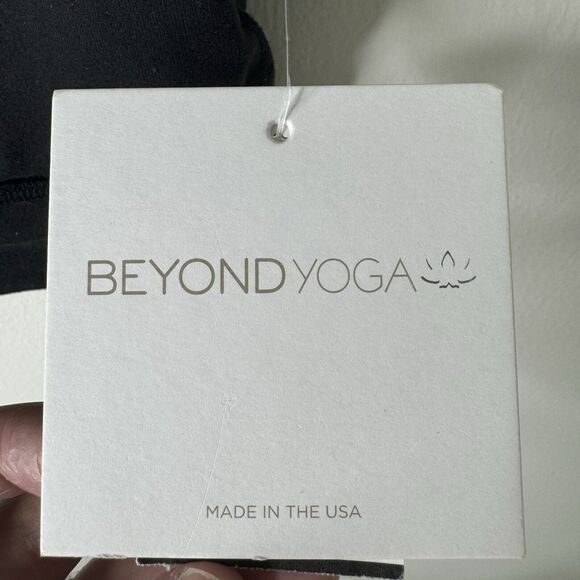 Beyond Yoga Polka Dot Mesh Converged Yoga Bralette Bra Black Sz Small NWT - Picture 9 of 10